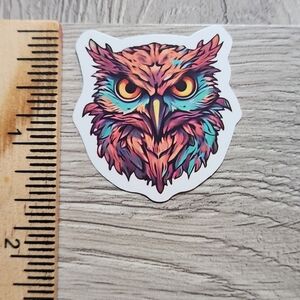 10/$10 Owl Sticker Bird Hoot Owlet Colorful Cartoon